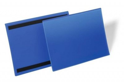 Logistické vrecko, A4, na ležato, DURABLE, magnetické, tmavomodrá