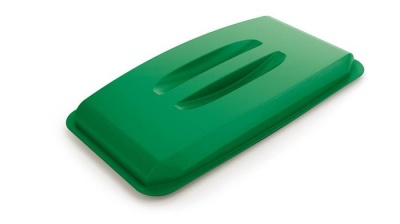 Poklop pre 60 l odpadkový kôš,  plast, DURABLE "Durabin®", zelený