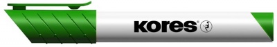 Popisovač na biele a flipchartové tabule, 3 mm, kužeľový hrot, KORES "K-Marker XW1", zelený