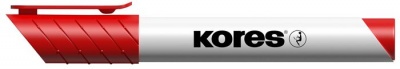 Popisovač na biele a flipchartové tabule, 3 mm, kužeľový hrot, KORES "K-Marker XW1", červený