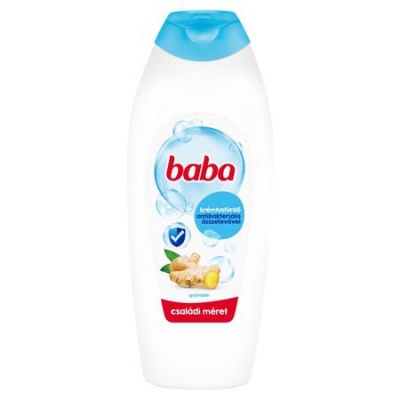 Sprchový gél, s antibakteriálnou zložkou, 750 ml, BABA, zázvor