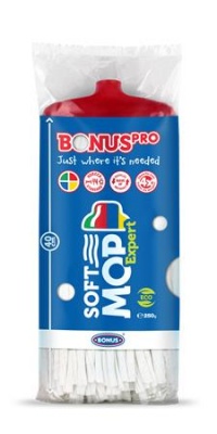 Mop, priemyselný BONUS "SoftMOP", červený