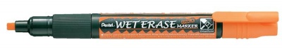 Kriedový popisovač, 2-4 mm, dlátový hrot, PENTEL "SMW26", oranžová