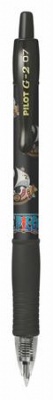 Gélové pero, 0,32 mm, stláčací mechanizmus, PILOT "G-2 One Piece", čierna
