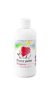 Tempera, 500 ml,  ICO "Ježko", biela
