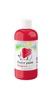 Tempera, 500 ml,  ICO "Ježko", červená