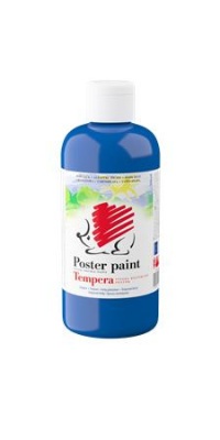Tempera, 500 ml,  ICO "Ježko", tmavomodrá