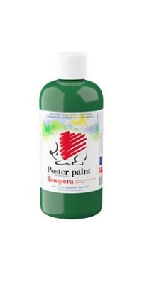 Tempera, 500 ml,  ICO "Ježko", tmavozelená