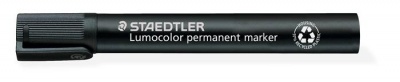 Permanentný popisovač, zrezaný hrot, STAEDTLER "Lumocolor 350", čierny