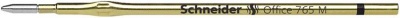 Náplň do guľôčkových pier, 0,5 mm, SCHNEIDER "Office 765", čierna