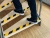 Protišmyková páska, 5 cm x 15 m, DURABLE "DURALINE® GRIP", žltá-čierna