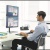 Držiak na monitor, FELLOWES, "Seasa™ Dual Stacking", čierna