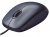 Myš, drôtová, optická, štandardná veľkosť, USB, LOGITECH "M90", tmavosivá