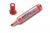 Popisovač na tabule, 6 mm, kužeľový hrot, PENTEL "Easyflo", červená