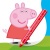 Farebné ceruzky, sada, šesťhranné, jumbo, STAEDTLER „Noris® junior 140", Peppa Pig, 12 farieb