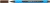 Guľôčkové pero, 0,7 mm, s vrchnákom, SCHNEIDER "Slider Edge XB", hnedé