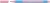 Guľôčkové pero, 0,7 mm, s vrchnákom, SCHNEIDER "Slider Edge XB Pastel", ružová