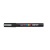 Dekoračný popisovač, 0,9-1,3 mm, UNI "Posca PC-3M", strieborný